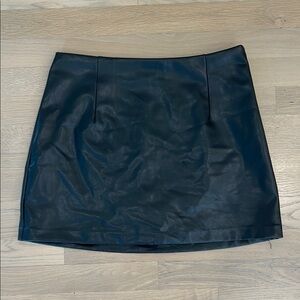 Abercrombie Leather Mini Skort